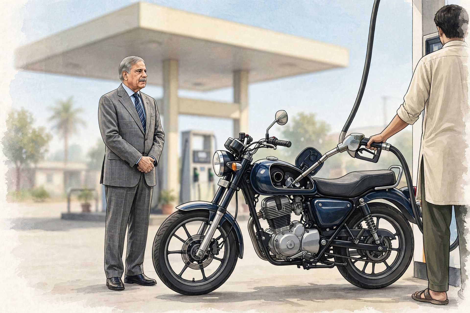 PM Shehbaz Sharif - PM Fuel Relief Scheme 2026 motorcycle fuel subsidy